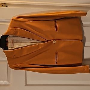 Mustard yellow sz small philosophy blazer